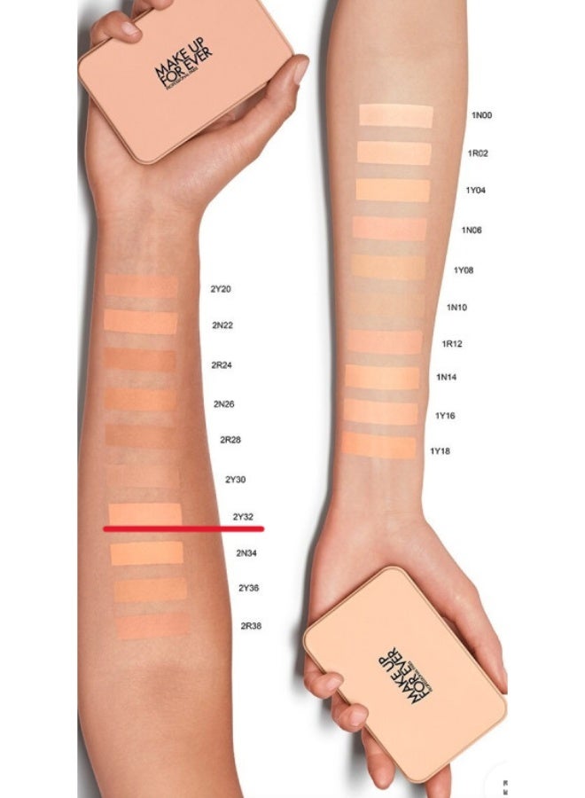 ميك اب فور ايفر بودرة أساس من ميك أب فور إيفر - لون الكراميل الدافئ 2Y32 + هدايا - Image 3